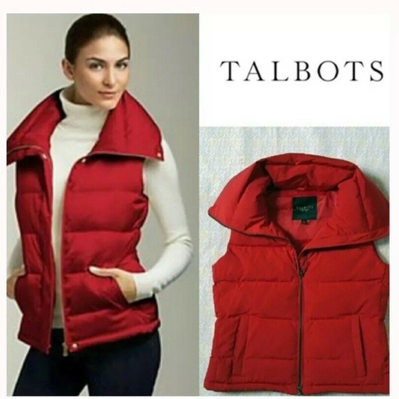 talbots puffer vest